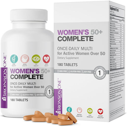 Bronson Women’s 50+ Complete Once Daily Multivitamin