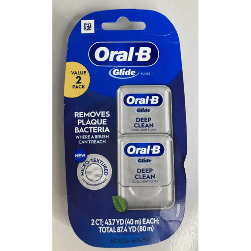 Oral-B Glide Pro-Health Deep Clean Cool Mint Flavor Floss