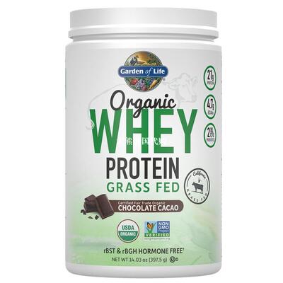 美国 Garden of Life Organic Whey Protein Powder, Chocolate