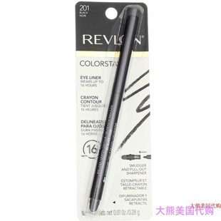 Revlon ColorStay Eyeliner Pencil, Black [201], 0.01 oz