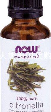 Now Foods Citronella Oil, 1 Ounce 香茅油 枫茅油