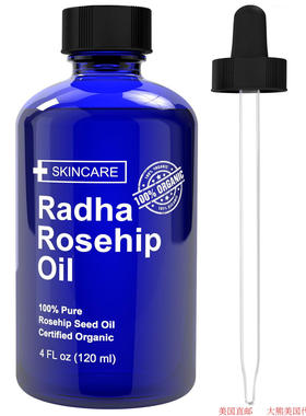 Rosehip Oil by Radha Beauty, 4 oz 玫瑰果油