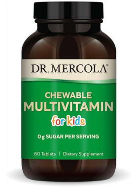 Dr. Mercola Chewable Multivitamin for Kids, 60 Tablets