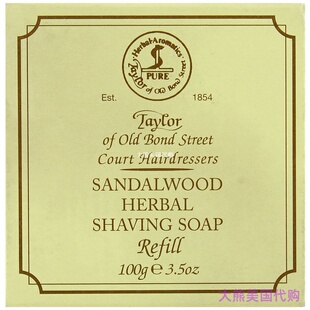 Bond Street Herbal Taylor Soap Old Shaving Refill