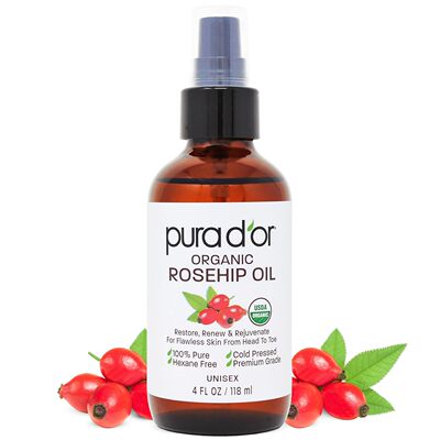 PURA D'OR Rosehip Seed Oil 玫瑰果籽油 118ml