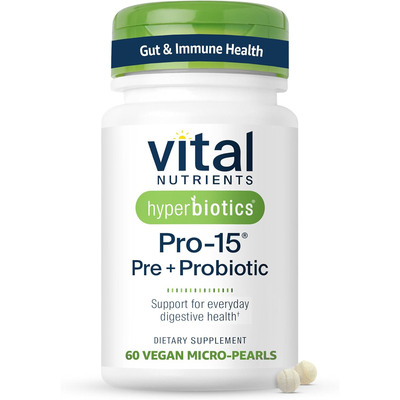 Hyperbiotics Vital Nutrients Pro-15 Prebiotics & Probiotics