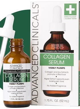 Advanced Clinicals Collagen Serum For Face, 52 ml