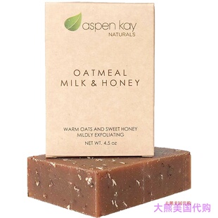 Aspen Kay Naturals Handmade Oatmeal Milk & Honey Soap Bar