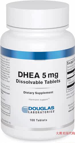 Douglas Laboratories DHEA 5 mg, Dissolvable Tablets