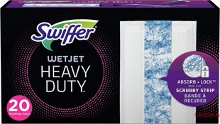 Swiffer Wetjet Heavy Duty Mop Pad Refills for Floor Mopping