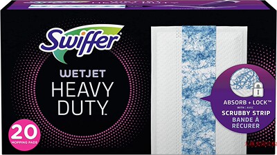 Swiffer Wetjet Heavy Duty Mop Pad Refills for Floor Mopping