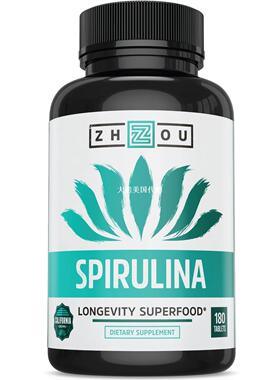 Zhou Non-GMO Spirulina Tablets, Spirulina on Earth
