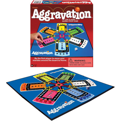 Aggravation With Retro Artwork by Winning Moves Games