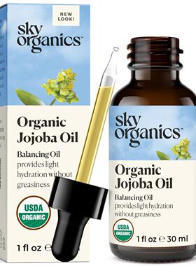 Jojoba Oil, Balancing Oil By Sky Organics, 118ml 荷荷巴油