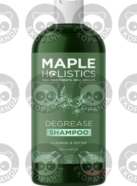 Degrease Shampoo for Oily Hair Care by Maple Holistics, 16oz