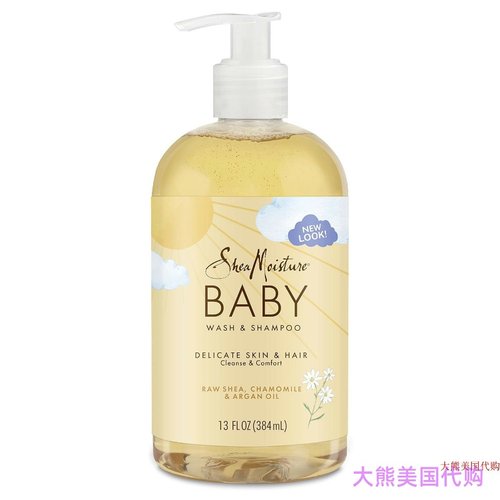 SheaMoisture Baby Wash and Shampoo, Raw Shea, Chamomile