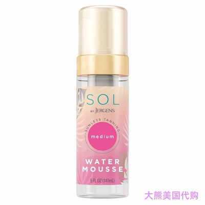 SOL by Jergens Water Mousse, Sunless Tanning
