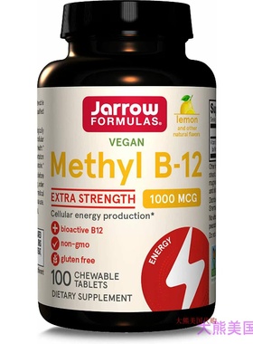 Jarrow Formulas Methylcobalamin (Methyl B12) 维生素B12