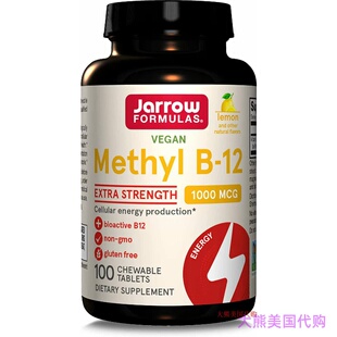 Jarrow Formulas Methylcobalamin (Methyl B12) 维生素B12