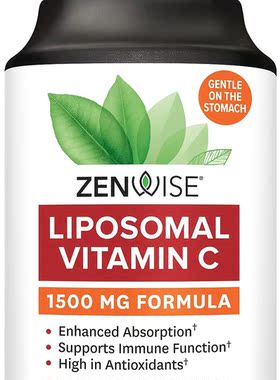 Zenwise Vitamin C Liposomal Ascorbic Acid, 60 capsules