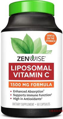 Zenwise Vitamin C Liposomal Ascorbic Acid, 60 capsules