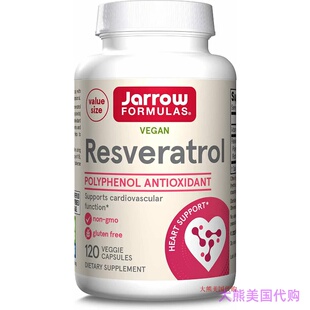 Jarrow Formulas Resveratrol, Support Cardiovascular Function