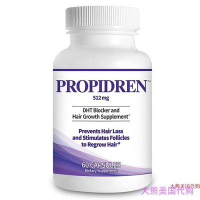 Propidren by HairGenics - DHT Blocker & Hair Growth Capsules