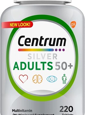 Centrum Silver Multivitamin/Multimineral, Age 50+, 220 Count