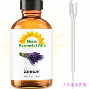Lavender Essential Oil by Sun Essentials, 4oz