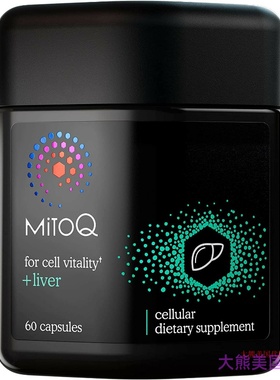 MitoQ Liver 60 Capsules CoQ10 Antioxidant - MitoQ w/Choline