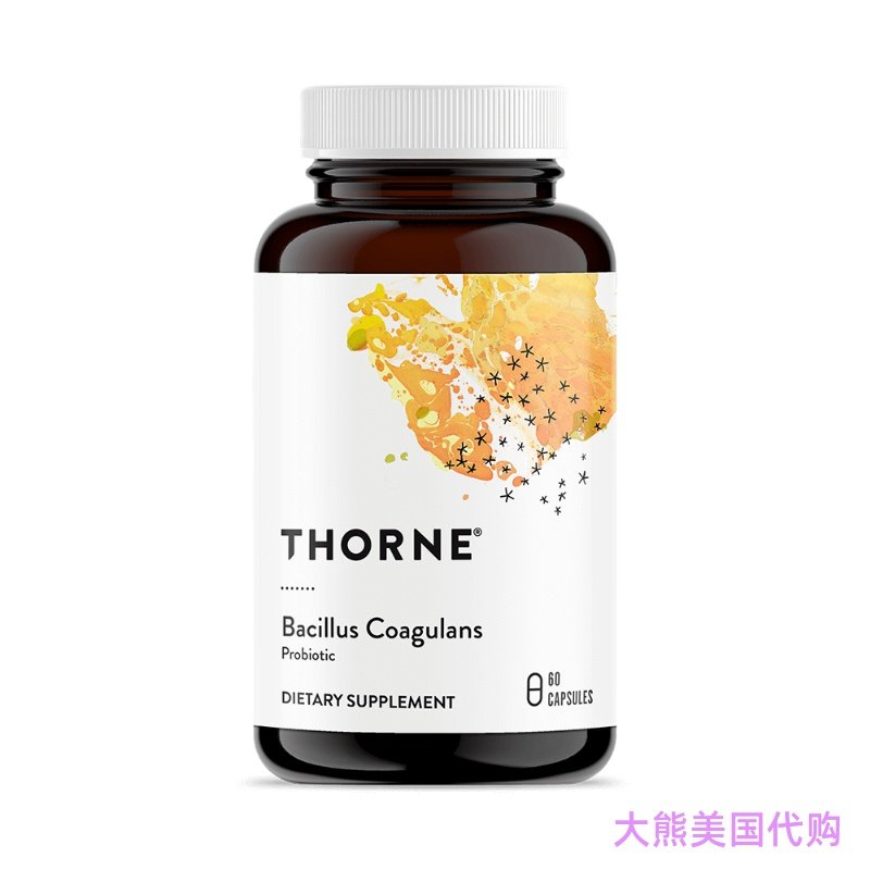 THORNE Bacillus Coagulans Probiotic, Shelf Stable Probiotic