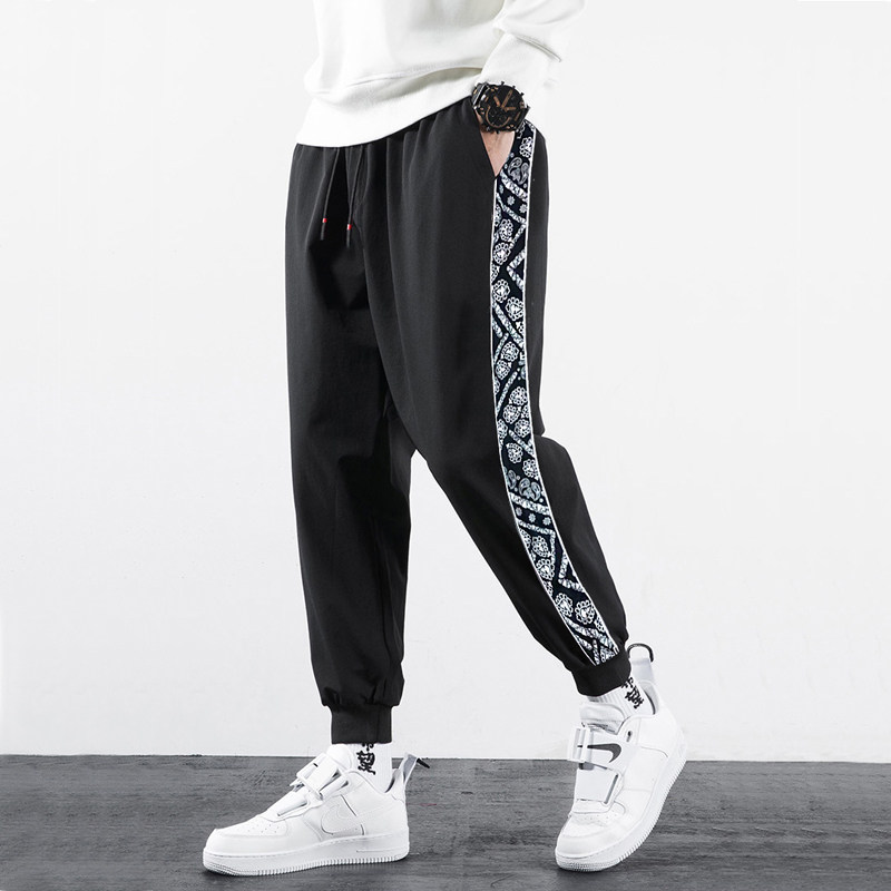 秋季特大码加肥加大号肥佬裤潮胖哥宽松运动裤黑小脚休闲长裤子男,男装,休闲裤,淘宝优惠券,粉丝福利购,淘宝优惠卷