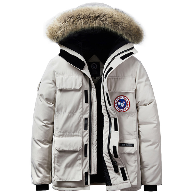 衣服加大号肥佬国潮毛帽厚冬棉