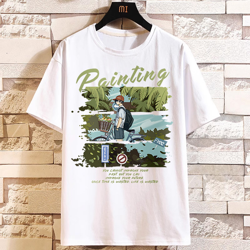 超特大码加肥加大400斤纯棉短袖