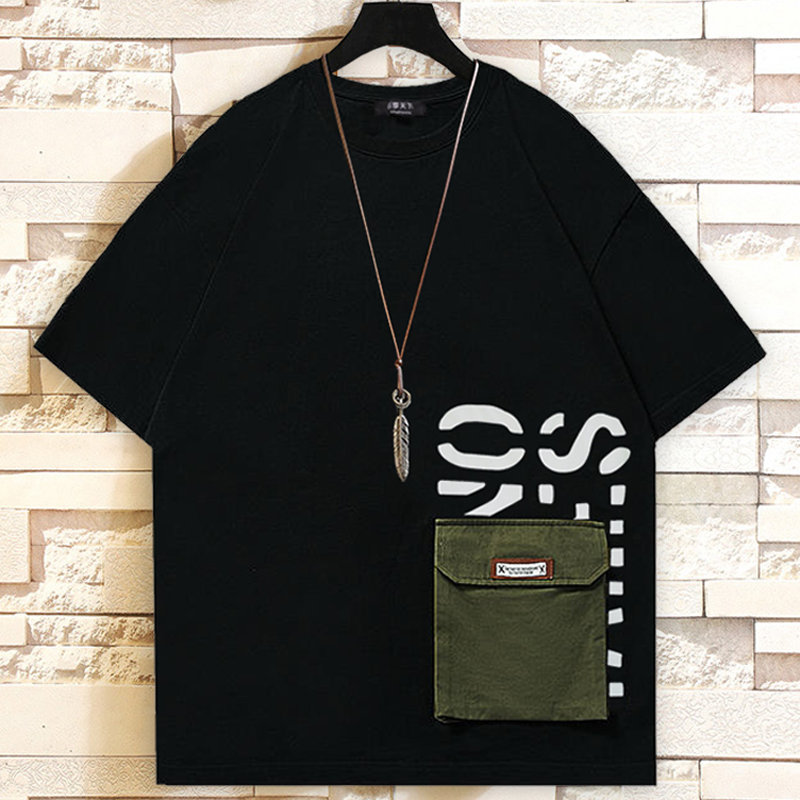 特大码加肥加大400斤口袋短袖