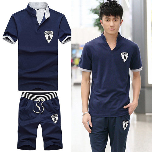 潮胖人肥佬特大码欧版运动套装