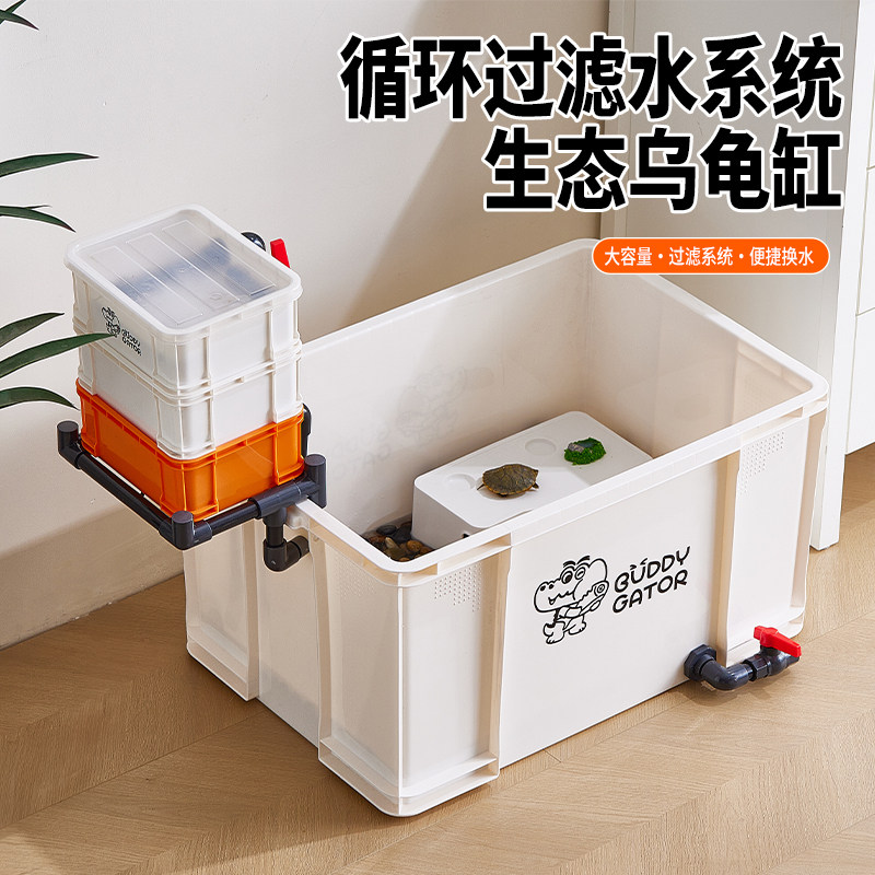 强效循环过滤水质稳定懒人缸图片