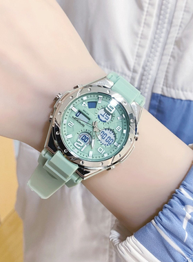 潮流考试专用手表女孩防水小学生初高中学生多功能防水夜光电子表