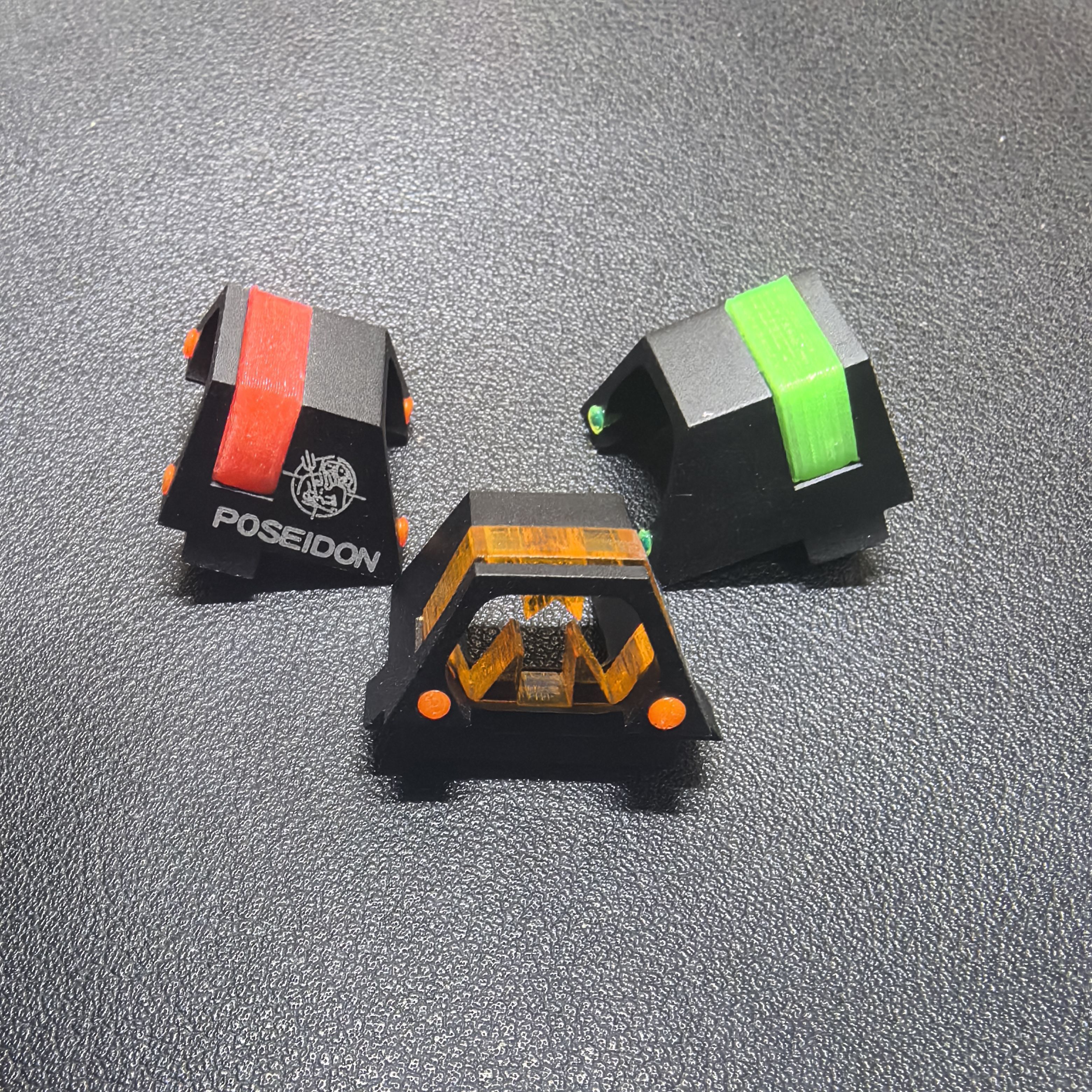 核心x1x2 x79 x97巨人之眼光纤机瞄铝合金cnc增高无公差竞技机瞄