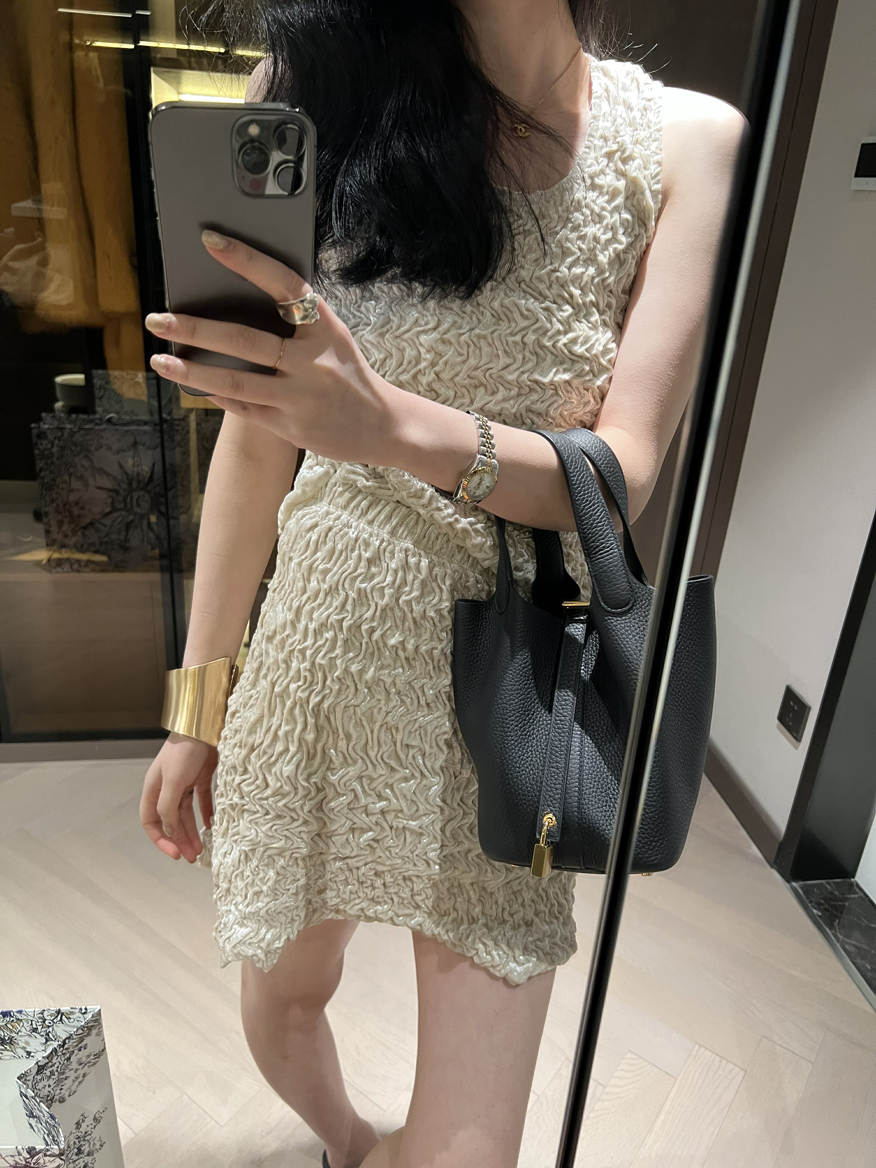 摩登197时尚休闲套装女夏季薄款性感辣妹褶皱背心短裙两件套H512