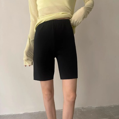 高腰运动摩登197五分裤打底短裤