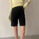 摩登197黑色骑行五分裤 1101 高腰显瘦运动打底短裤 女2025夏季 新款