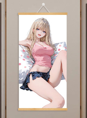 二次元性感美女海报挂画装饰画