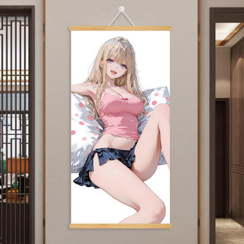 二次元性感美女海报挂画装饰画