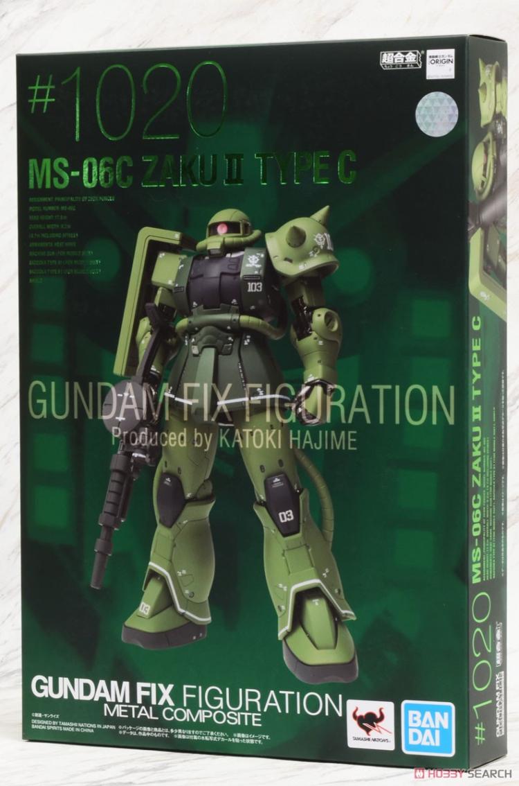 万代 GFFMC FIX 1020 MS-06C ZAKU II 量产型 绿扎古 2 模玩/动漫/周边/娃圈三坑/桌游 高达模型专区 原图主图