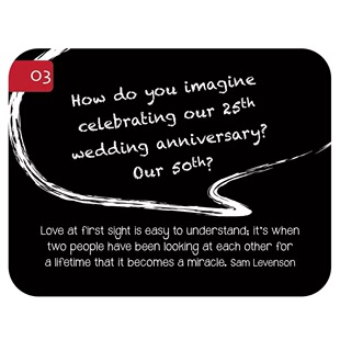 英文桌游88 Great Conversation starters Card 情侣对话游戏卡牌