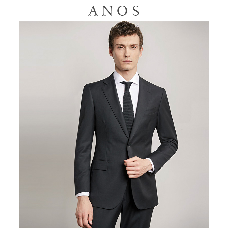 ANOS/春季男士西装套装正装 商务职业休闲ins痞帅西服高级感外套