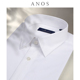 衬衫 高端修身 长袖 ANOS男士 韩版 商务正装 白色免烫暗扣内搭西装 衬衣