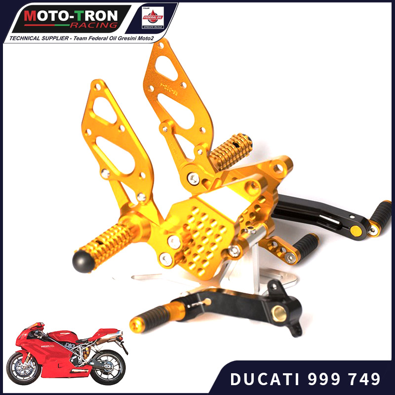 MOTOTRON适用于DUCATI 999 749 改装升高脚踏 /赛车脚踏