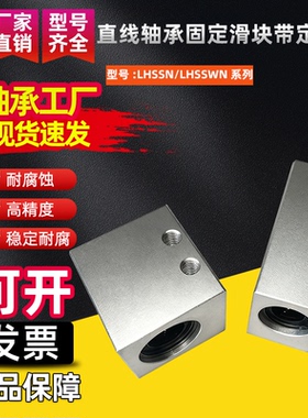 直线轴承固定滑块带定位孔LHSSN/LHSSWN8 10 12 13 16 20 25 30